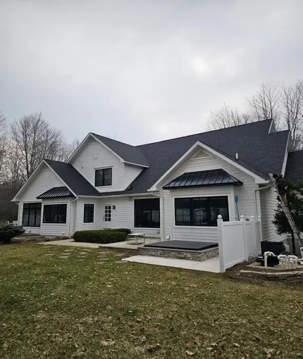 After Roof Leak Repair roof flashing installed to stop leaks on Arlington VA residential roof